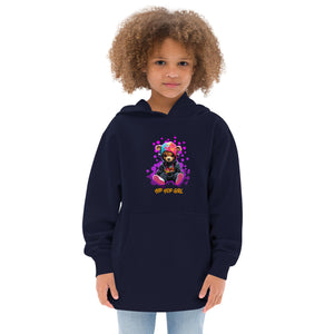 Girls Graphic fleece hoodie