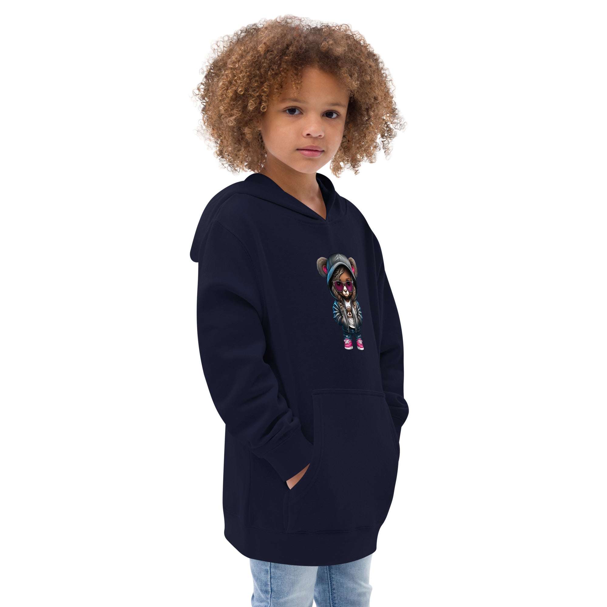 Kids Graphic Design fleece hoodie