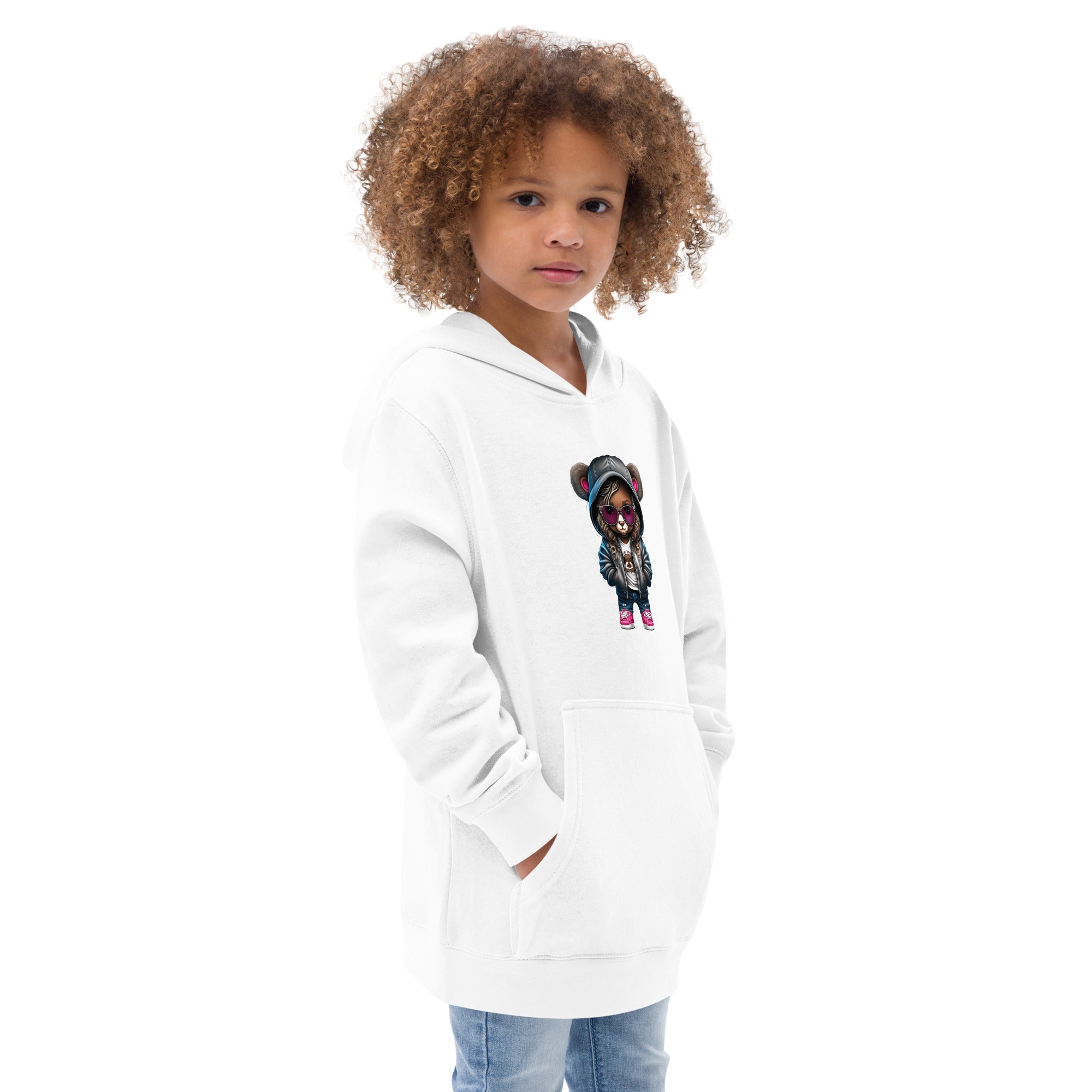Kids Graphic Design fleece hoodie