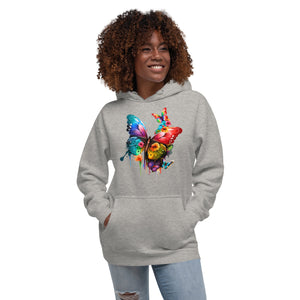 Women's Graphic Designs Hoodie (Butterfly)