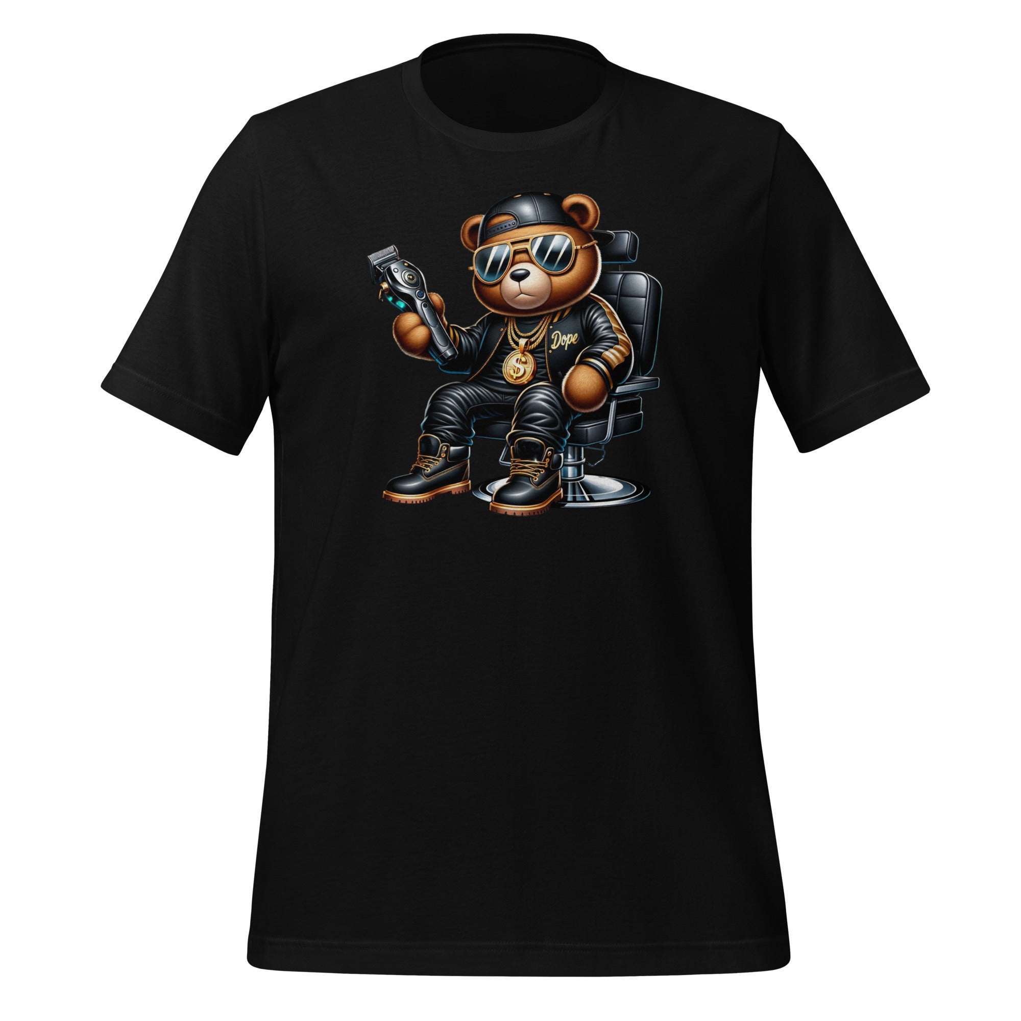 Men's Graphic Short-sleeve t-shirt (barber-bear brown)