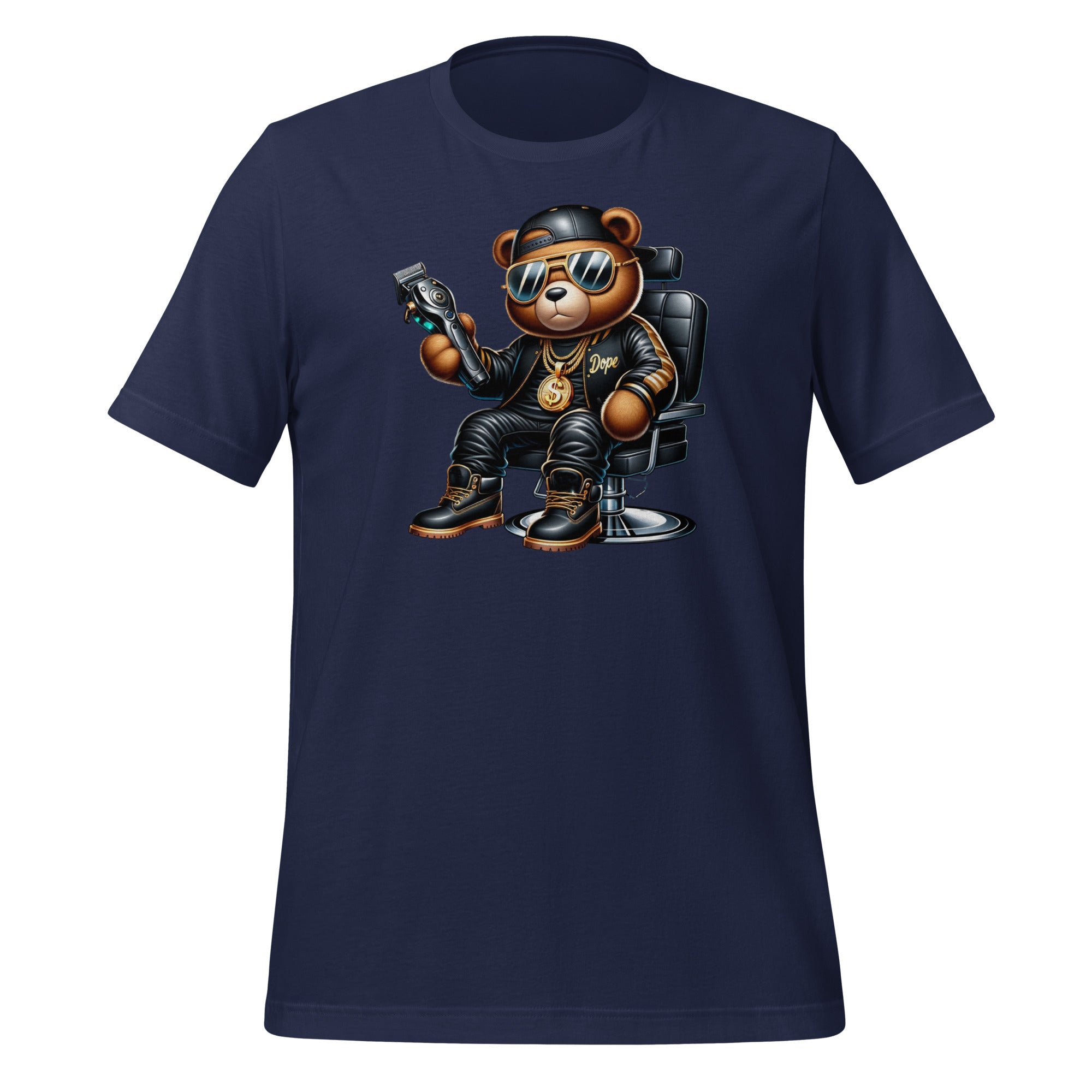 Men's Graphic Short-sleeve t-shirt (barber-bear brown)