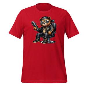 Men's Graphic Short-sleeve t-shirt (barber-bear brown)