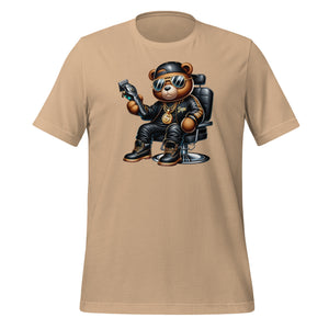 Men's Graphic Short-sleeve t-shirt (barber-bear brown)