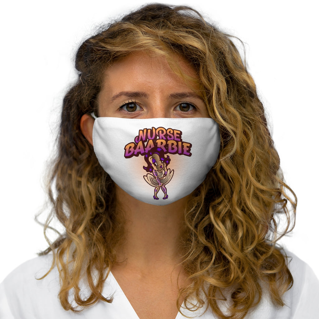 Nurse Barbie Snug-Fit Polyester Face Mask