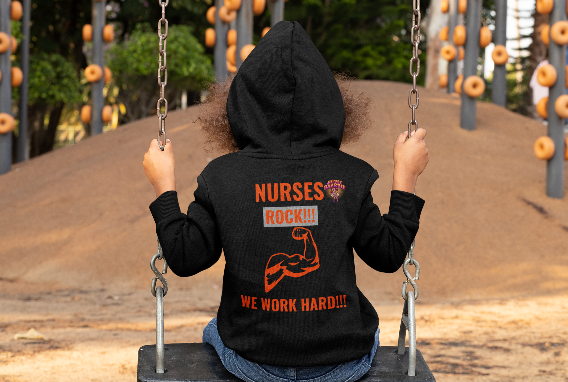 Women's Full Zip Hooded Sweatshirt / Nurses Rock