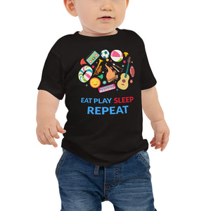 Baby Graphic Short Sleeve Tee / Eat Play Sleep Repeat