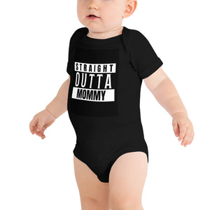 Baby Graphic short sleeve onesies / Straight Out Mommy
