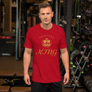Men's Graphic Short Sleeve T-Shirt / Original King {All Gold}