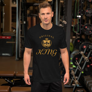 Men's Graphic Short Sleeve T-Shirt / Original King {All Gold}
