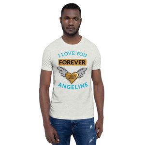 Men's Custom Short-Sleeve T-Shirt / Angeline