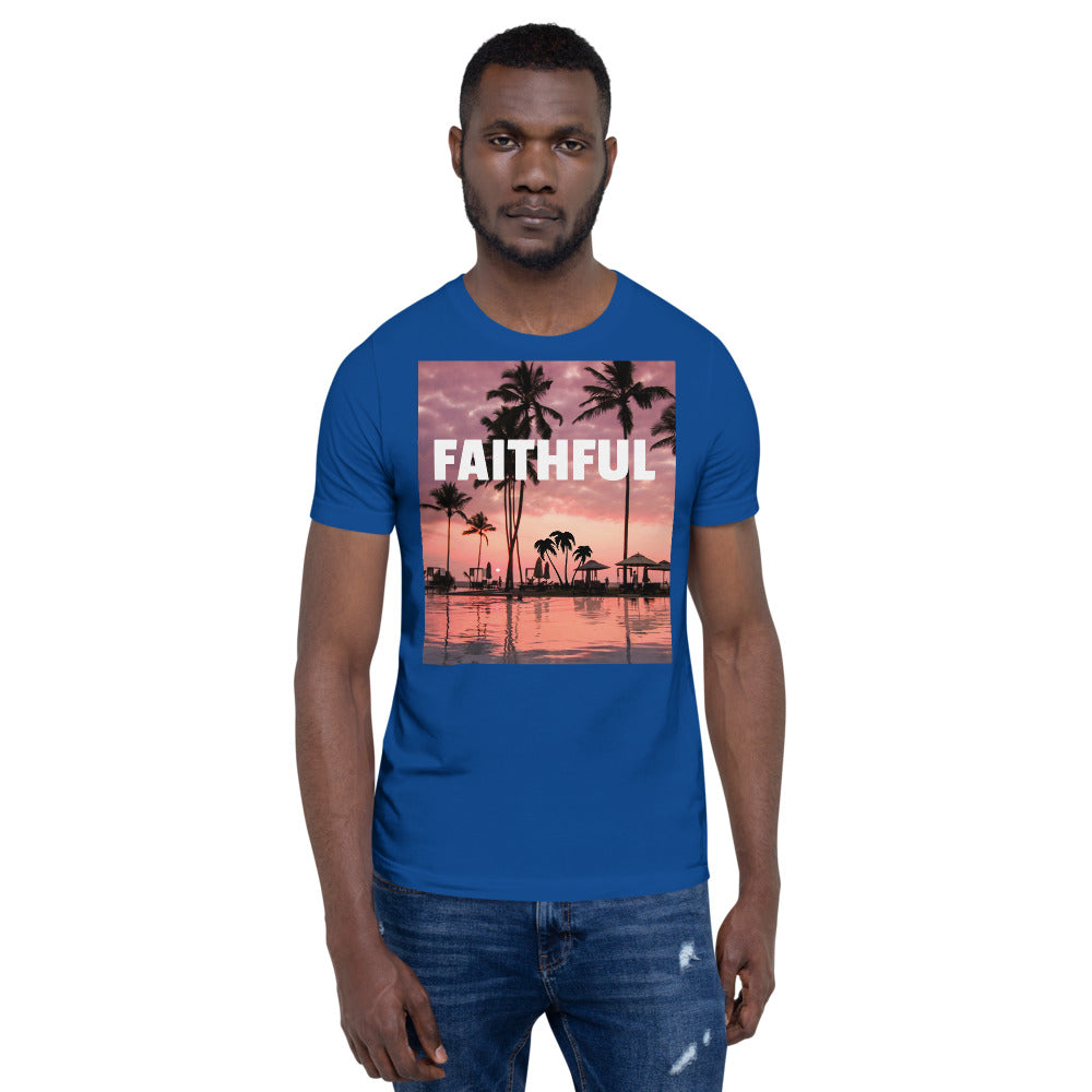 Mens Graphic Short Sleeve T-Shirt / Faithful