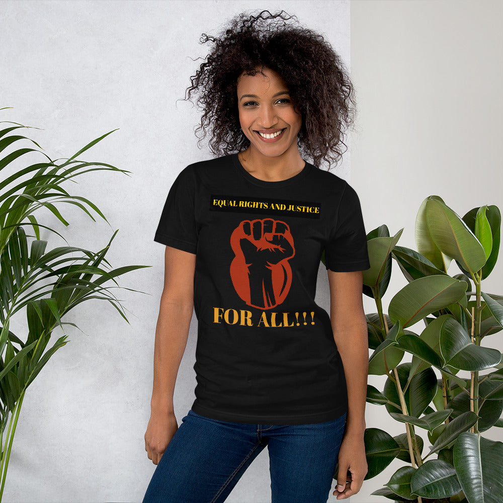 Women's Graphic T-Shirt / Equal Rights & Justice For All