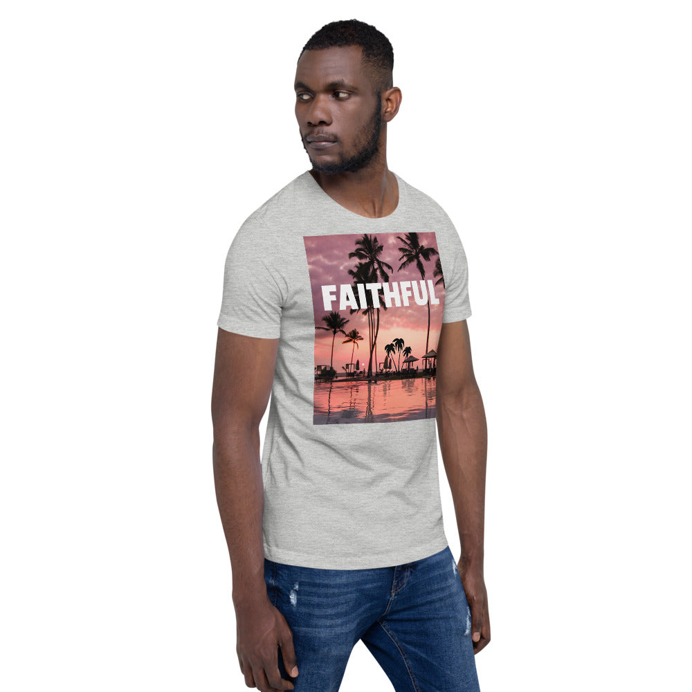 Mens Graphic Short Sleeve T-Shirt / Faithful