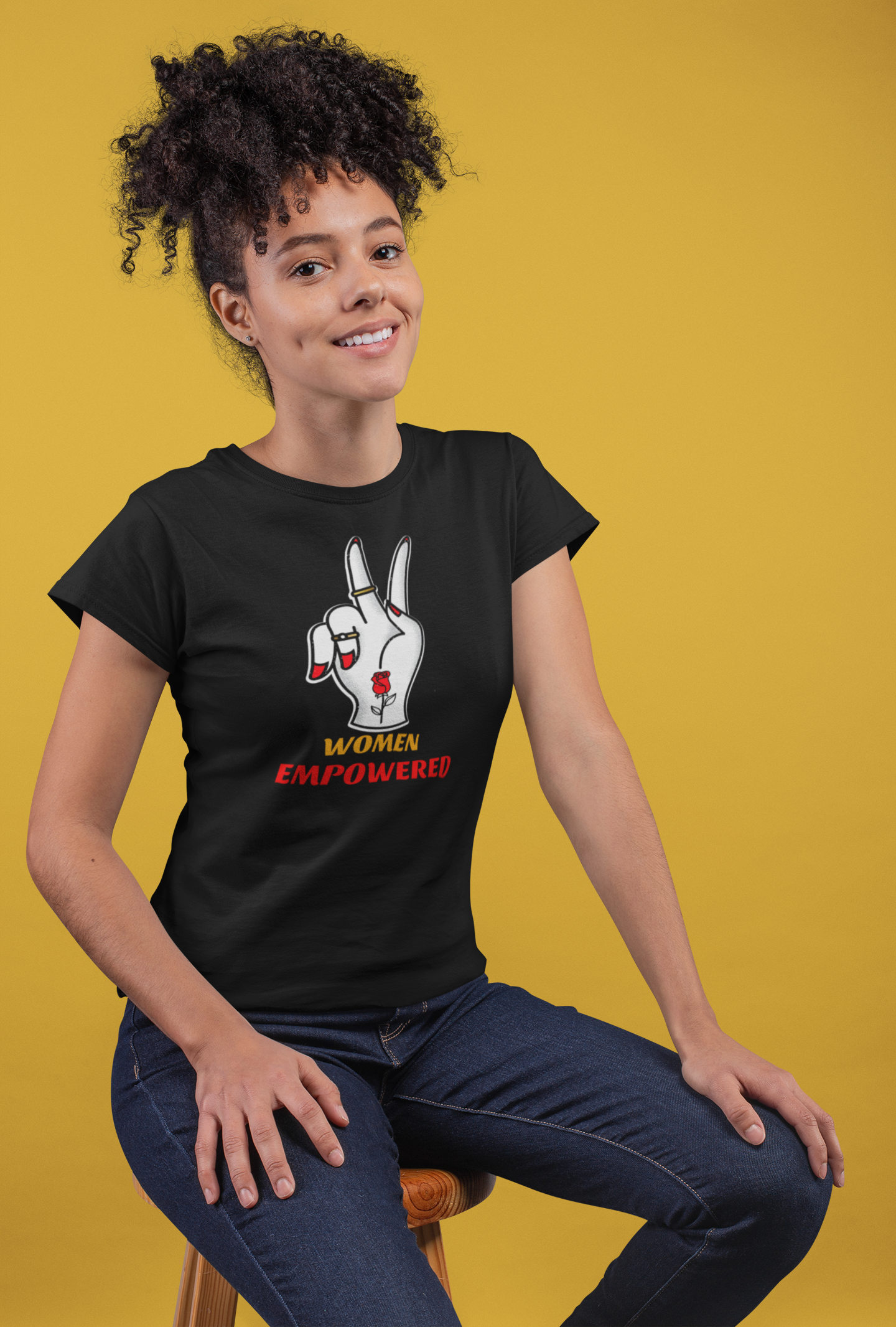 Women's Short-Sleeve graphic T-Shirt / Women Empowered