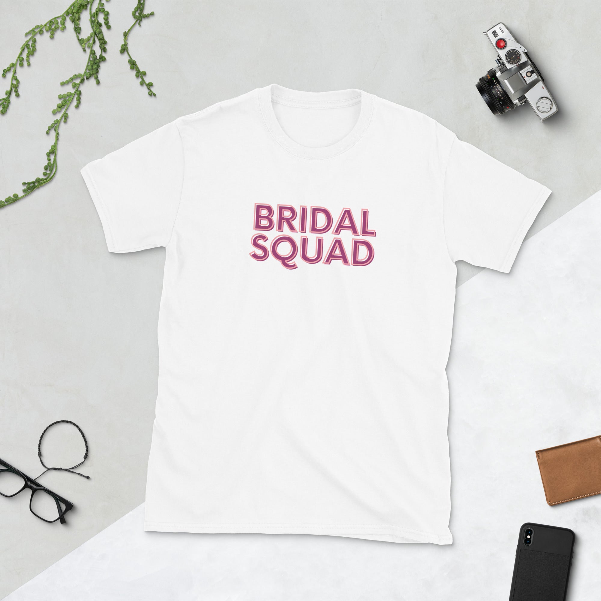 Short-Sleeve Women's graphic T-Shirt BRIDAL SQUAD