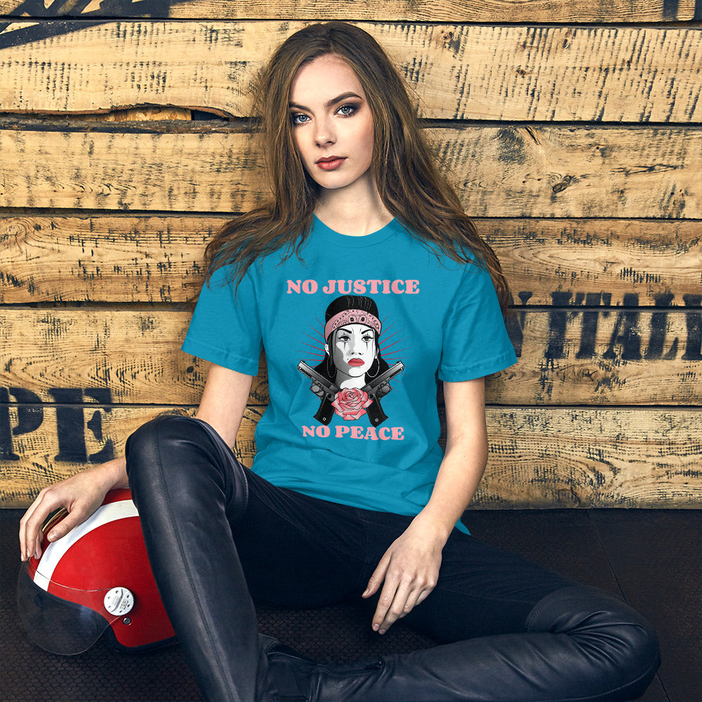 Women's graphic Short-Sleeve T-Shirt / NO JUSTICE