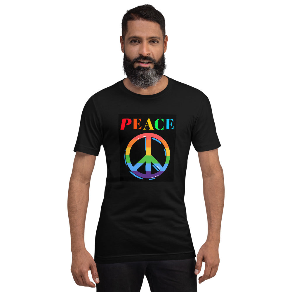 Men's graphic Short-Sleeve T-Shirt/ PEACE