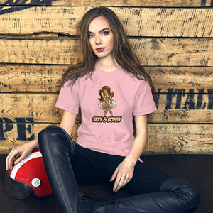 Women's Graphic Short-Sleeve T-Shirt / Sexy and Bossy