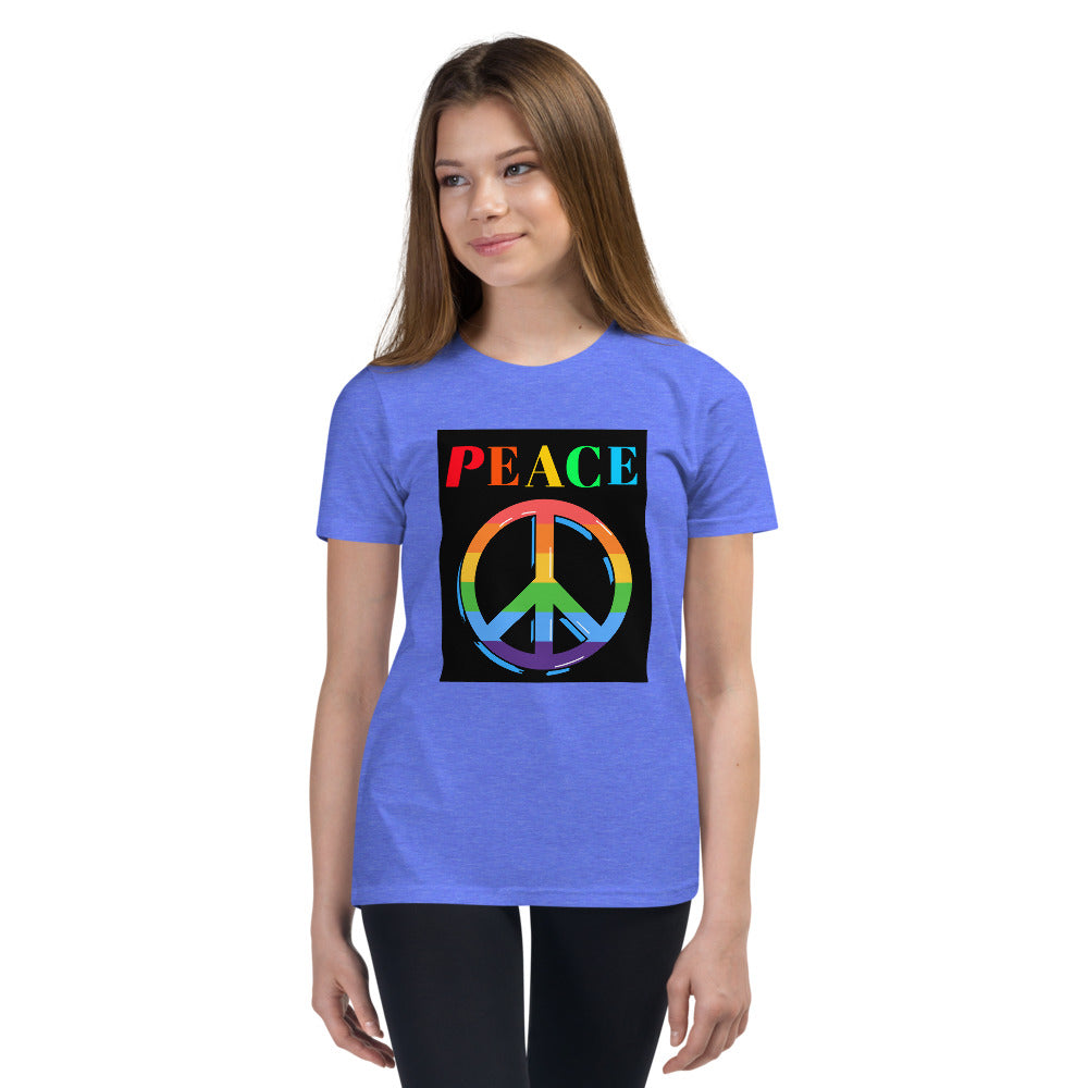 Girls Short Sleeve T-Shirt/PEACE