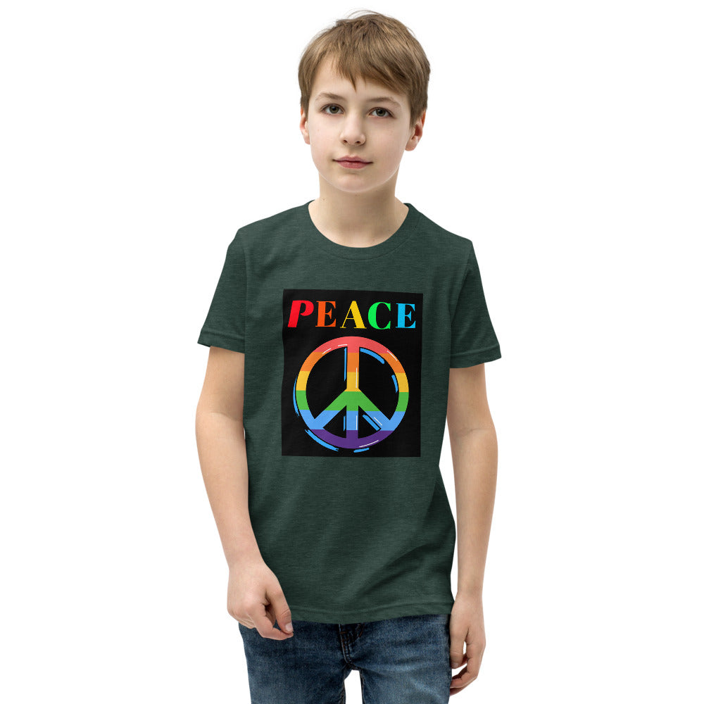 Kids Short Sleeve T-Shirt/PEACE