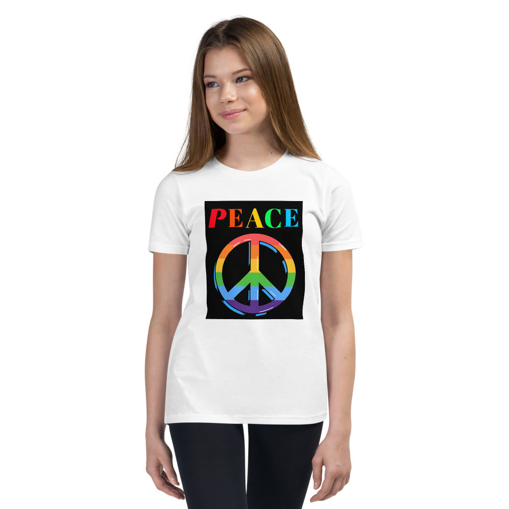 Girls Short Sleeve T-Shirt/PEACE